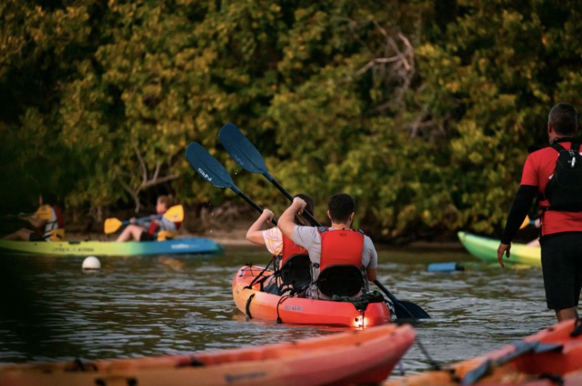 kayak tour through Laguna Grande in Puerto Rico